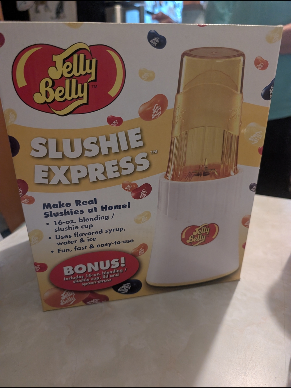 Jelly Belly Slushie Express - White with Yellow Top